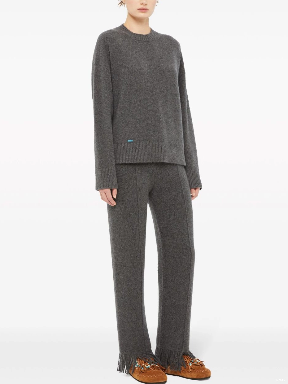 Cheap crew-neck Alanui cashmere-silk jumper Women blend 0727